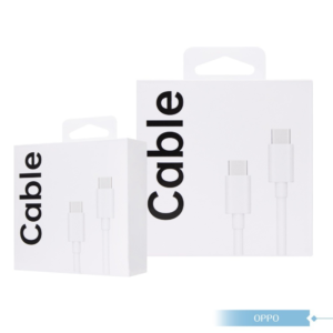 Cablu Original Oppo DL149 Incarcare Rapida 65W USB-C USB-C 1 Metru Alb Blister Premium